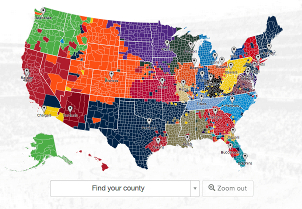 #NFL2014: where are your team's followers?