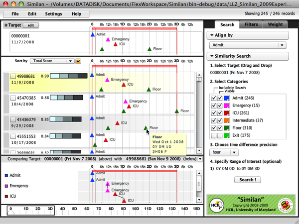 Query Similar Event Sequences by Example